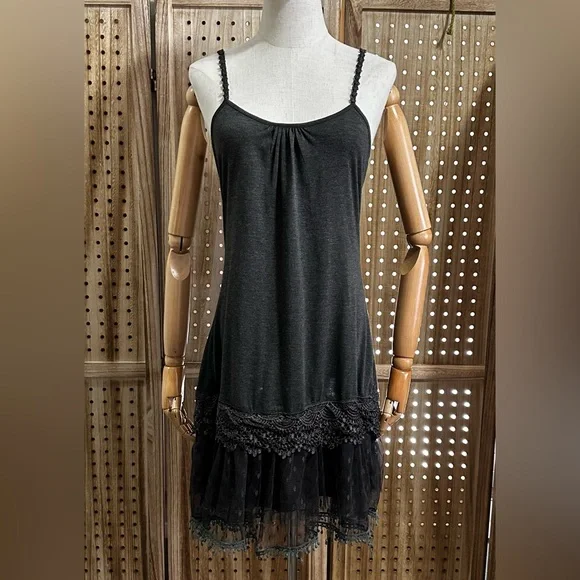 chinese dress ladies Ryu Lace Slip Dress Black